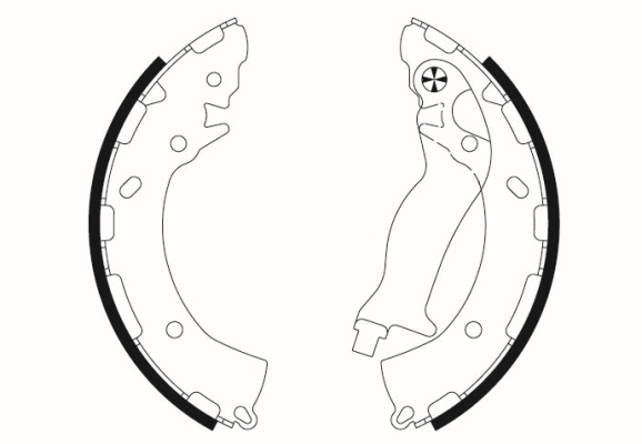 Brake Shoe Set (MFR726)