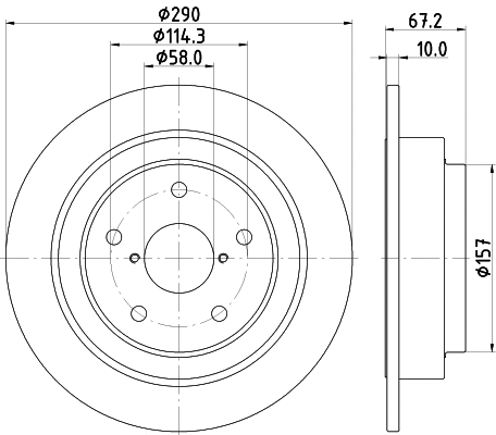 Brake Disc (MDC2665)
