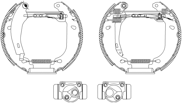 Brake Shoe Set (MSP045)