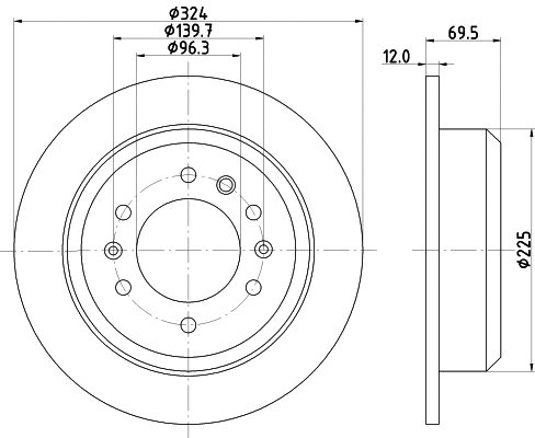 Brake Disc (MDC1823)