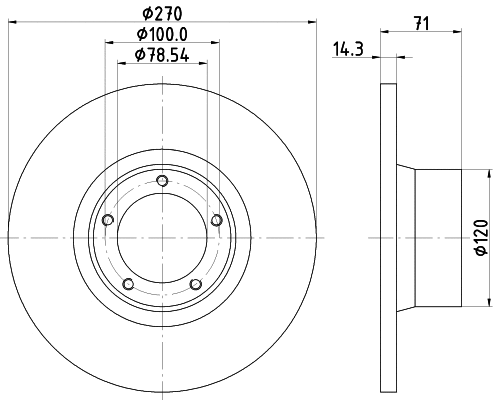 Brake Disc (MDC177)