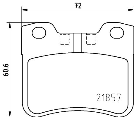 Brake Pad Set, disc brake (MDB1806)