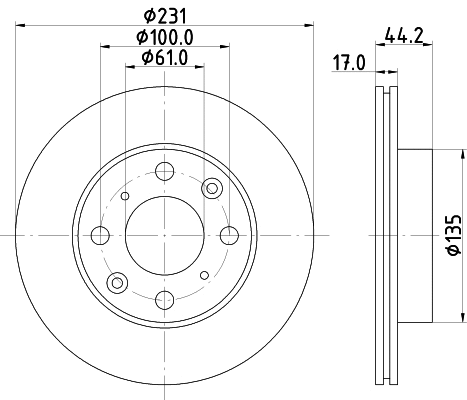 Brake Disc (MDC343)