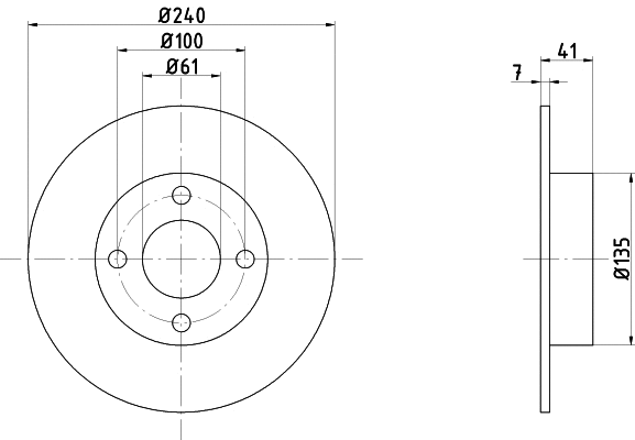 Brake Disc (MDC1410)
