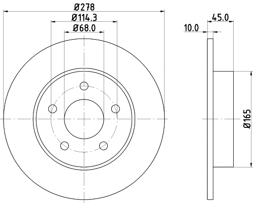 Brake Kit, disc brake (MDK0199)