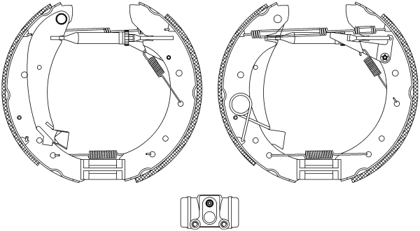 Brake Shoe Set (MSP128)