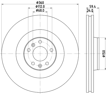 Brake Disc (MDC2069)