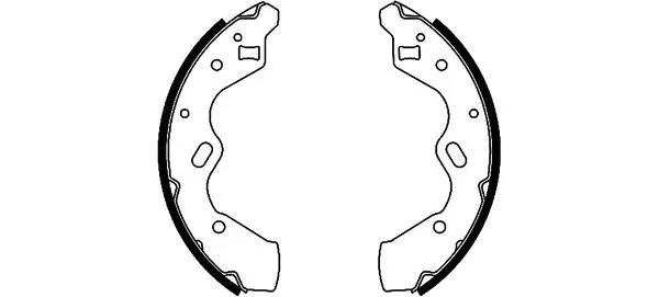 Brake Shoe Set (MFR461)