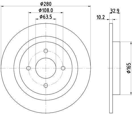Brake Disc (MDC1600)