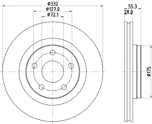 Brake Disc (MDC2720)