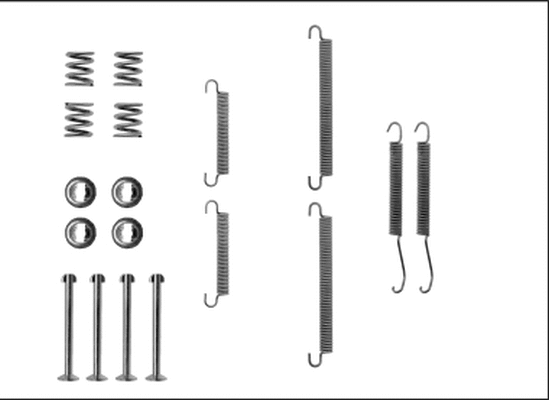 Accessory Kit, brake shoes (MBA713)