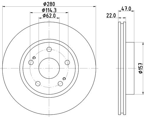 Brake Disc (MDC2179)