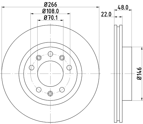 Brake Disc (MDC2613)