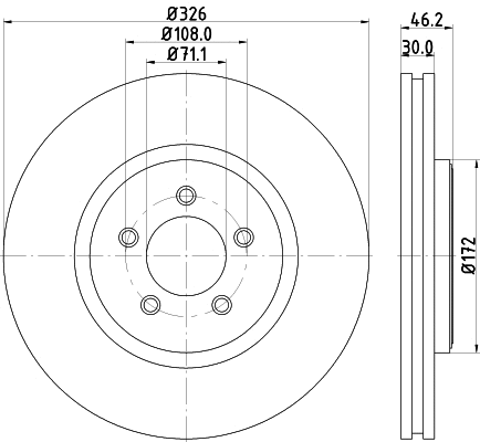 Brake Disc (MDC1879)