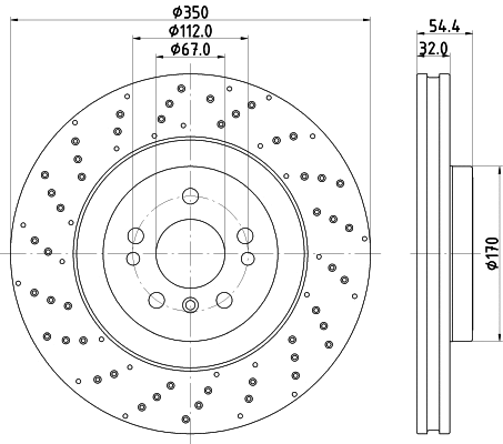 Brake Disc (MDC2670)