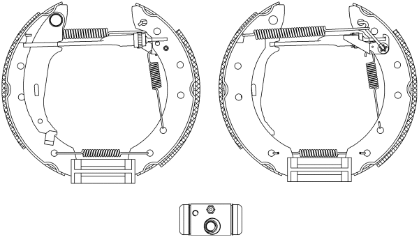 Brake Shoe Set (MSP281)