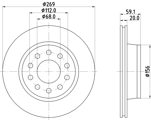 Brake Disc (MDC1198)