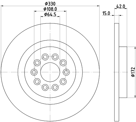 Brake Disc (MDC2206)
