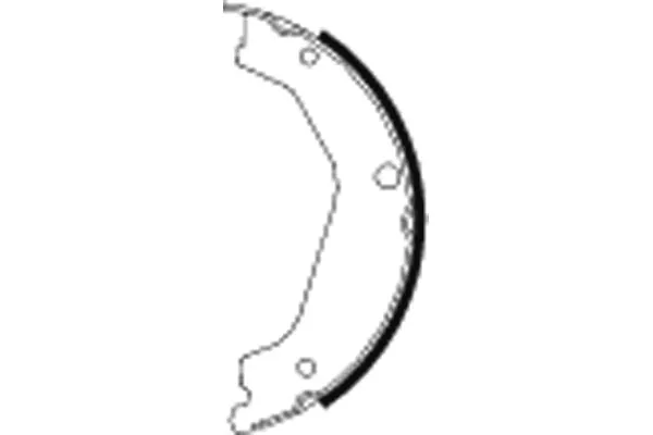 Brake Shoe Set, parking brake (MFR622)