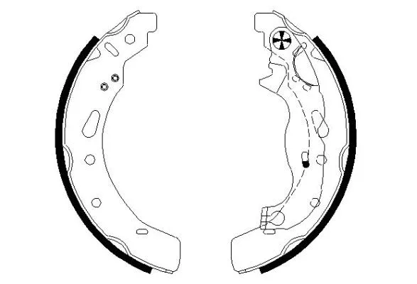 Brake Shoe Set (MFR717)