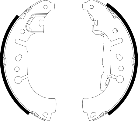 Brake Shoe Set (MFR731)
