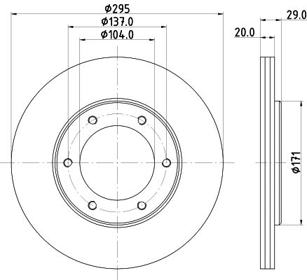 Brake Disc (MDC753)