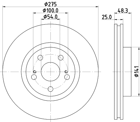 Brake Disc (MDC1189)