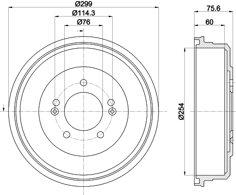 Brake Drum (MBD423)
