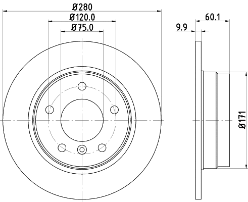 Brake Disc (MDC623)