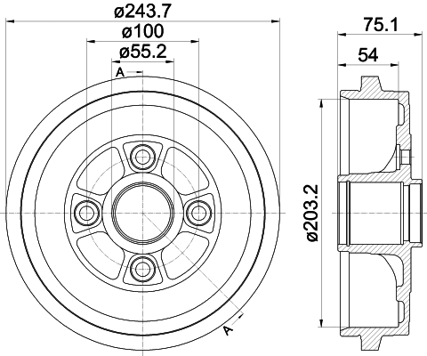 Brake Drum (MBD386)
