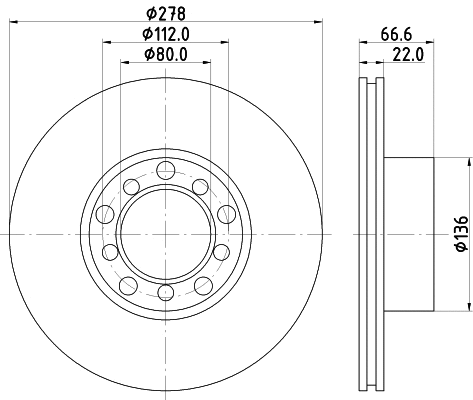 Brake Disc (MDC213)