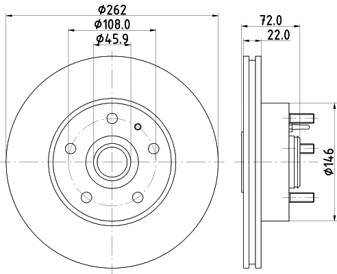 Brake Disc (MDC545)