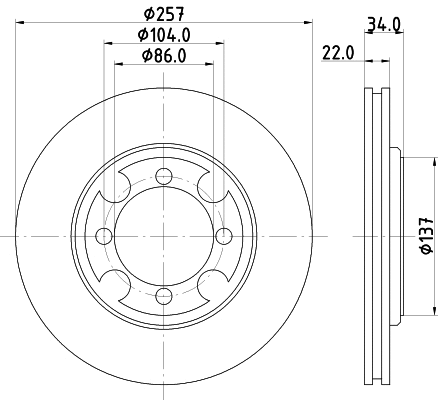 Brake Disc (MDC782)
