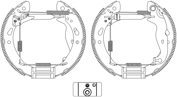 Brake Shoe Set (MSP336)