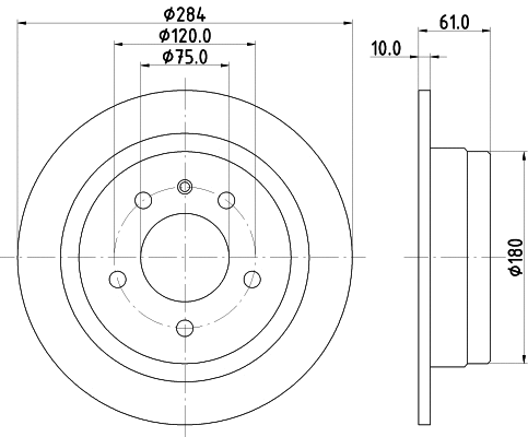 Brake Disc (MDC271)