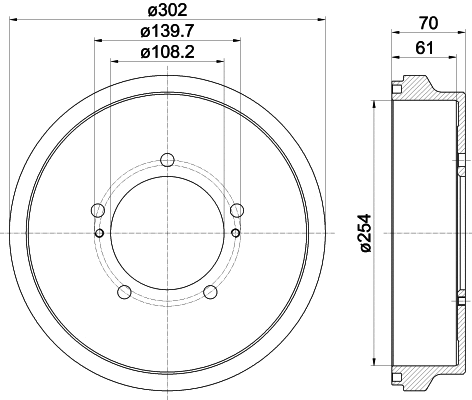 Brake Drum (MBD381)