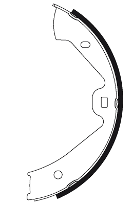 Brake Shoe Set, parking brake (MFR634)