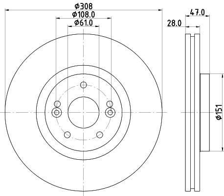 Brake Disc (MDC1774)
