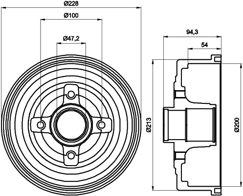 Brake Drum (MBD200)