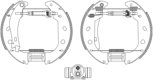 Brake Shoe Set (MSP161)