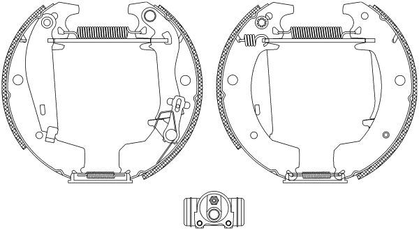 Brake Shoe Set (MSP208)