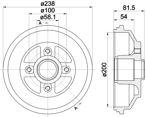 Brake Drum (MBD384)