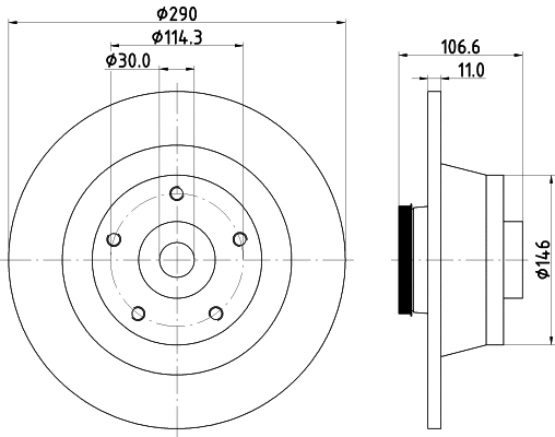 Brake Disc (MDC2624C)