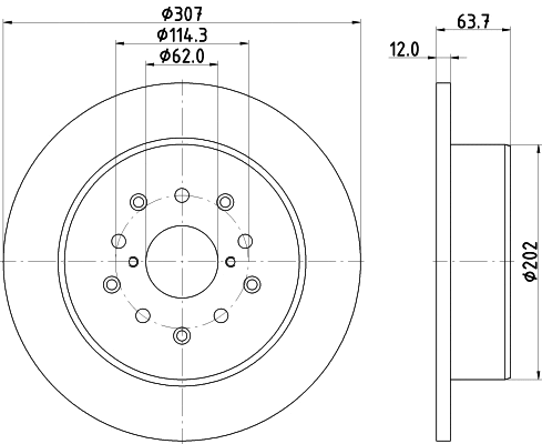 Brake Disc (MDC1461)