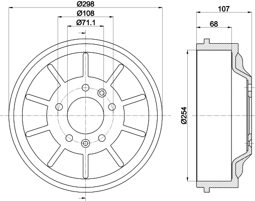 Brake Drum (MBD310)