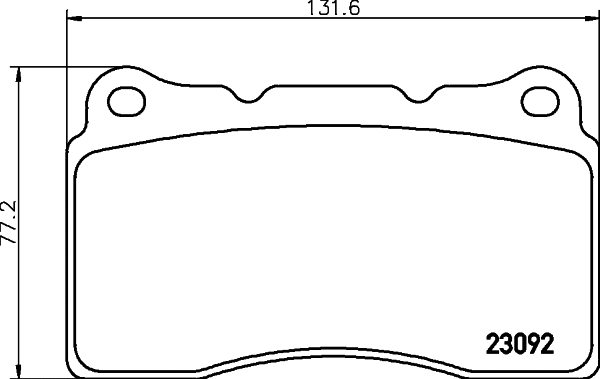 Brake Pad Set, disc brake (MDB1859)