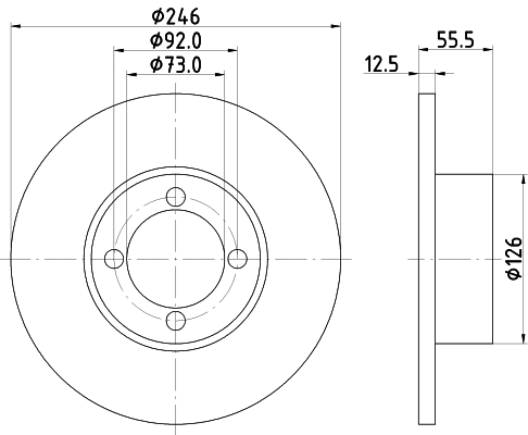 Brake Disc (MDC18)
