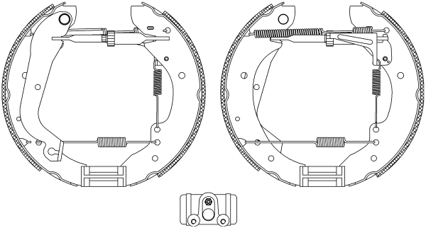 Brake Shoe Set (MSP132)
