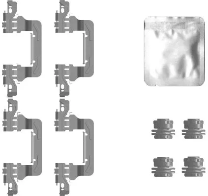 Accessory Kit, disc brake pad (MBA0130)
