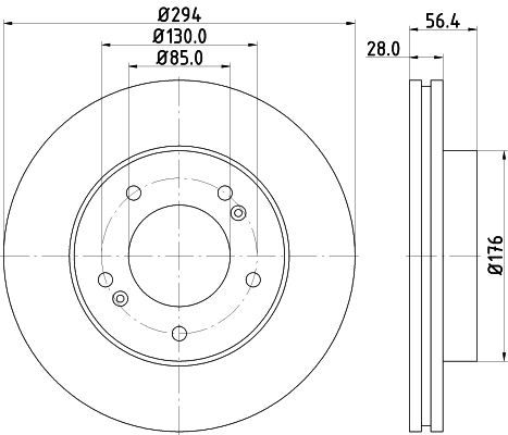 Brake Disc (MDC2211)